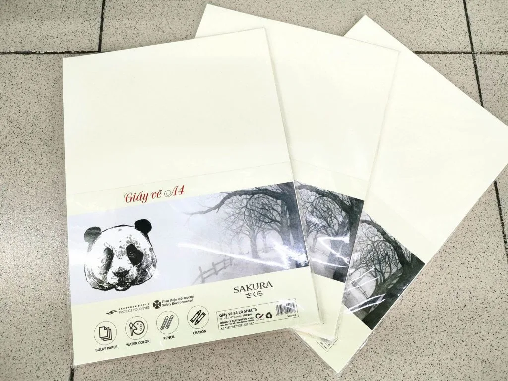 Giấy Vẽ Màu Nước Sakura