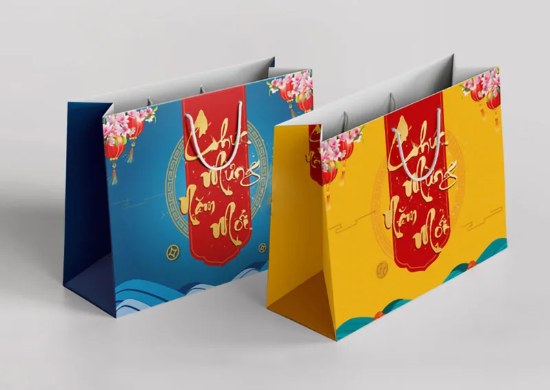 In túi giấy đựng quà Tết cần chú ý những yếu tố nào? In túi giấy đựng quà Tết cần chú ý những yếu tố nào?