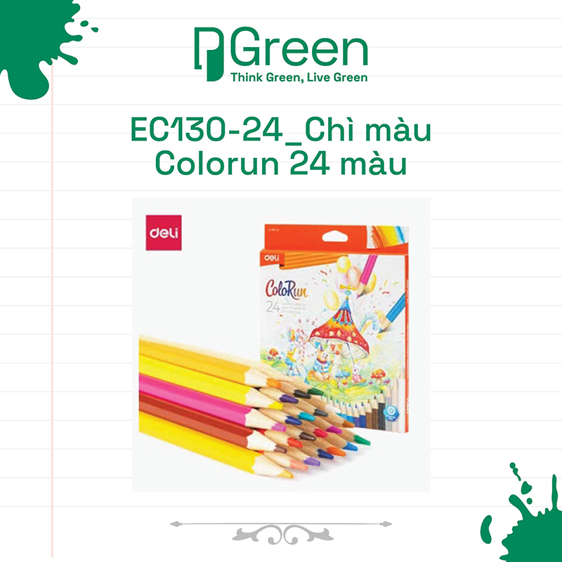 EC130-24_Chì màu Colorun 24 màu