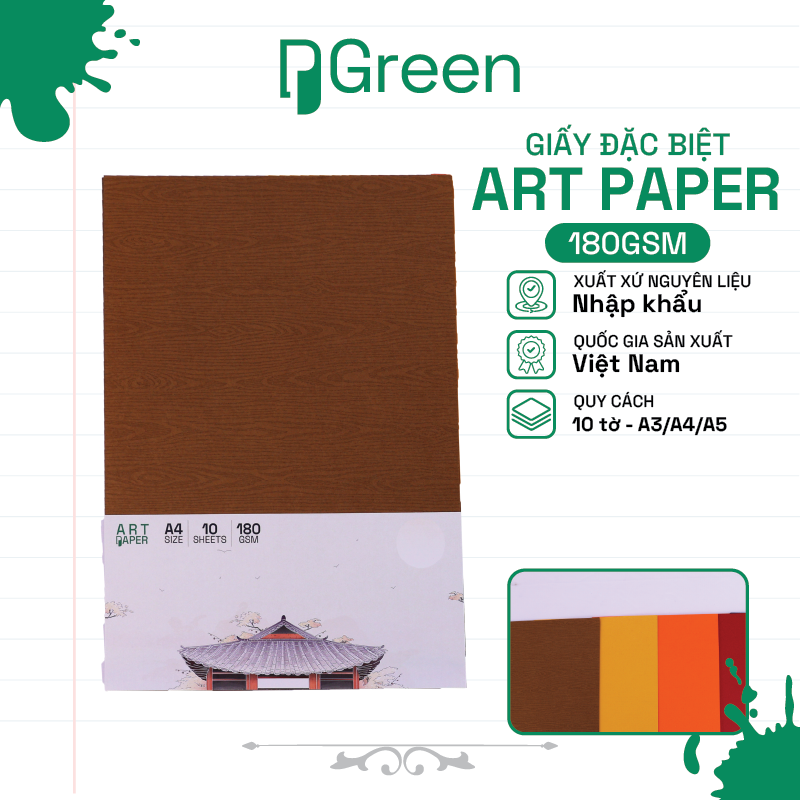 Giấy Đặc Biệt Art Paper (180GSM)
